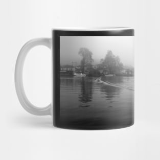 Crossing the misty lake Mug